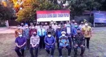 Deklarasi Damai, FKUB Bersama Seluruh Komponen di Papua Kutuk Keras Aksi Terorisme